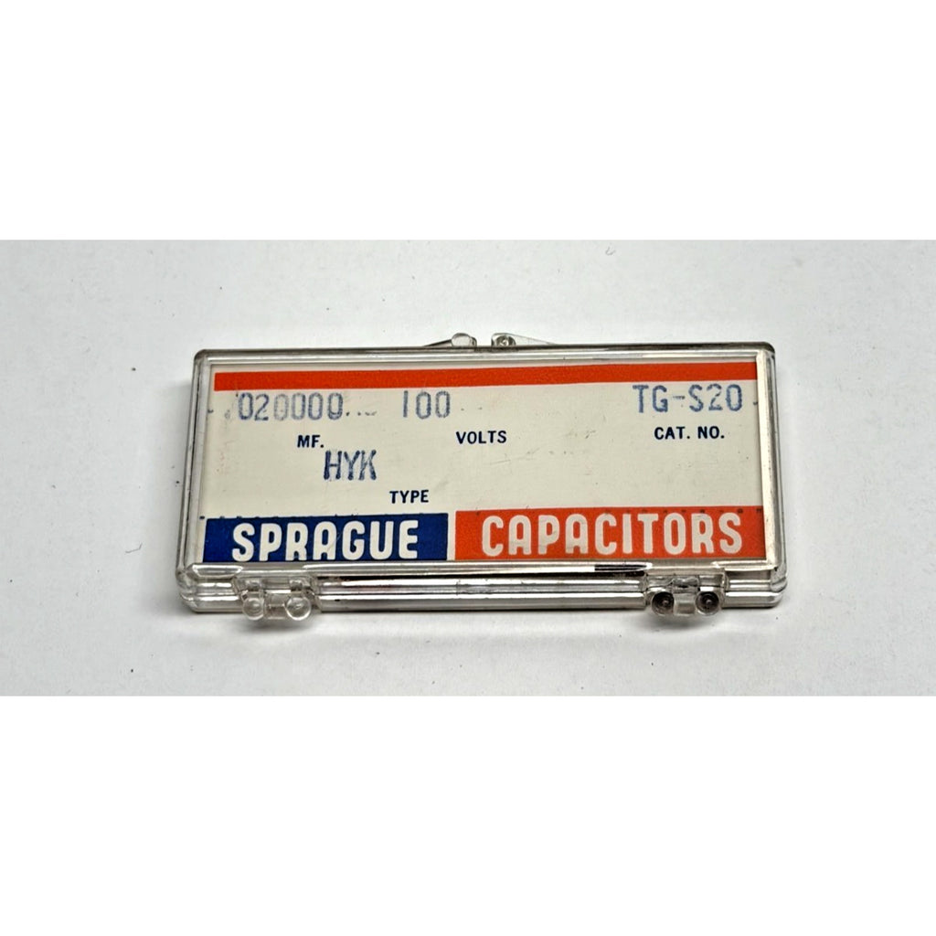 Vintage Sprague TG-S20 HYK Ceramic Disc Capacitor 0.02uF 100V NOS