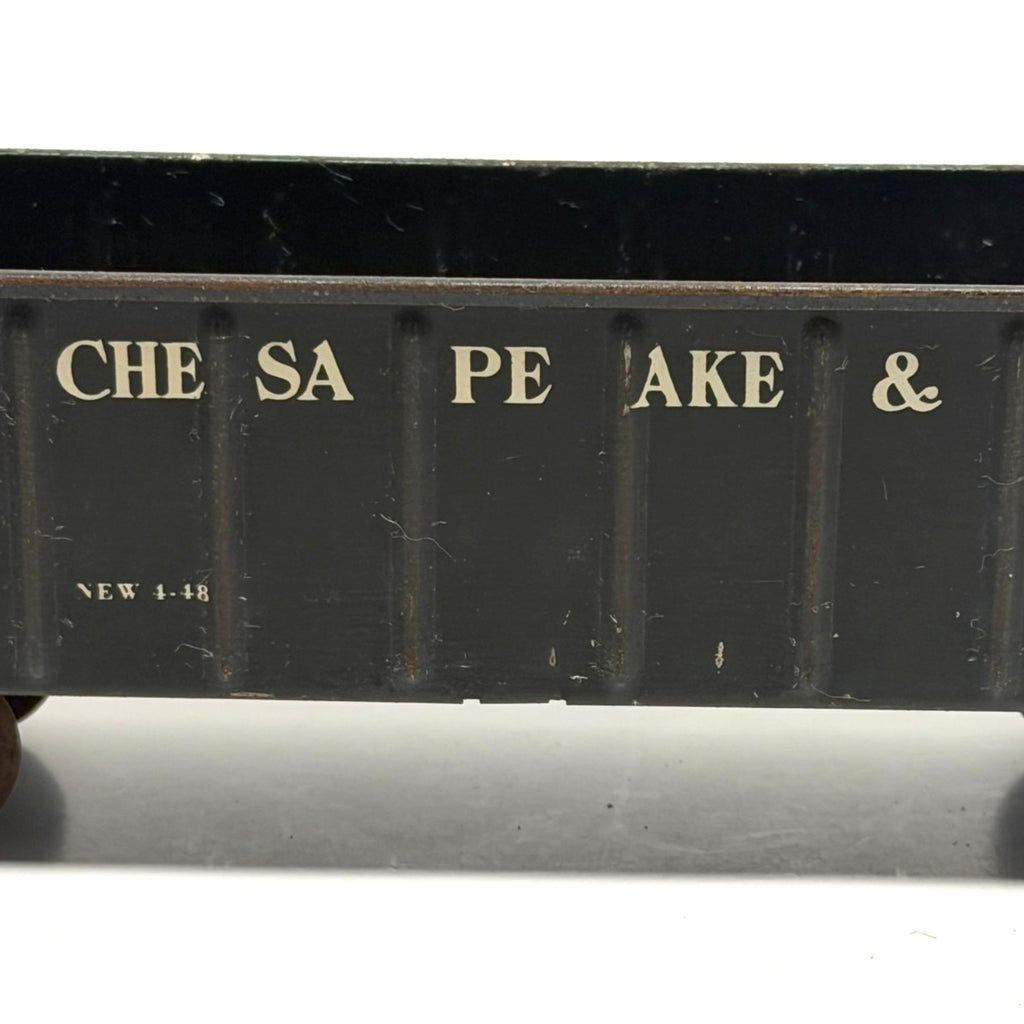 Vintage Marx O O-27 Tin C&O #44572 Chesapeake & Ohio Gondola