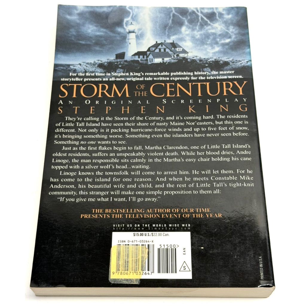 Vintage Storm of the Century by Stephen King - 1999