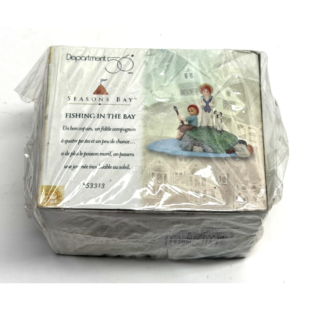 Vintage DEPT 56 SEASONS BAY FISHING IN THE BAY 53313 DEPARTMENT 56