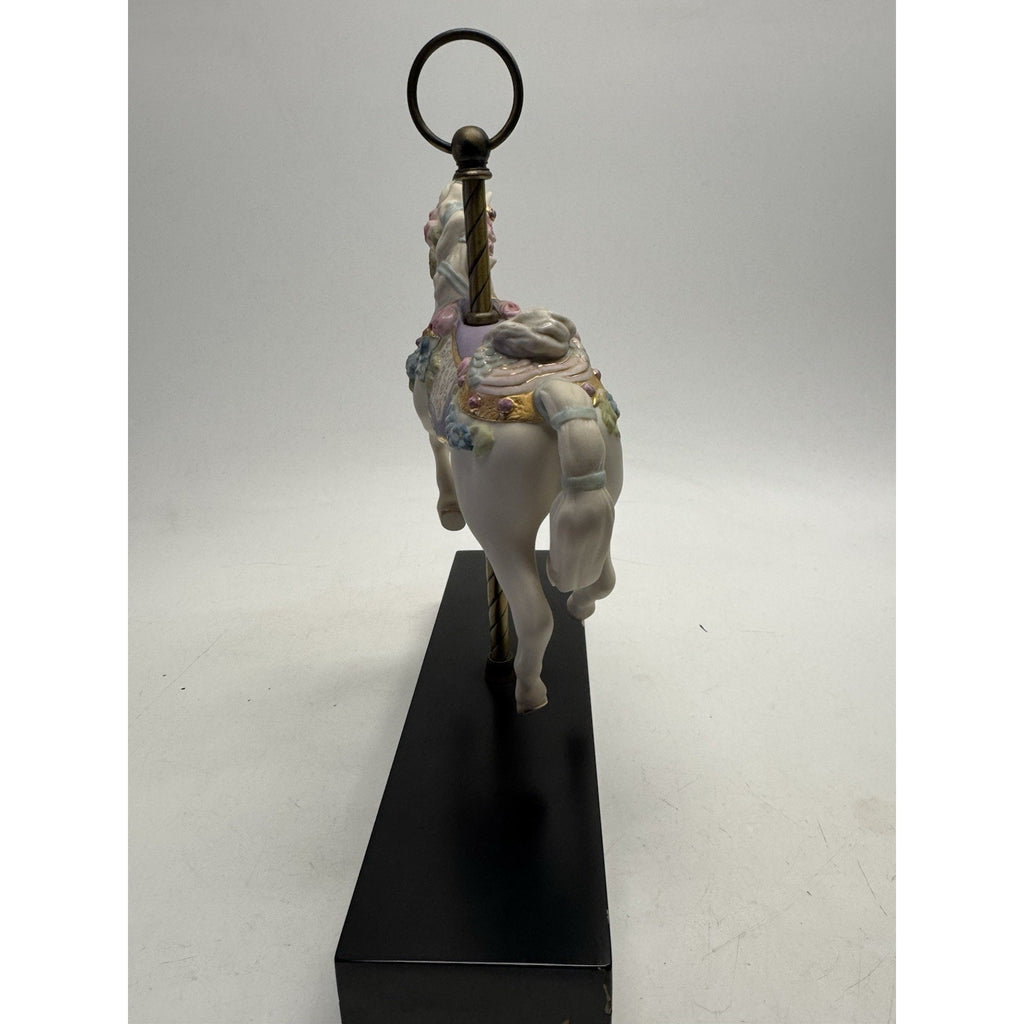 VINTAGE Cybis Sugarplum Porcelain Carousel Horse 12" L/Edition #142/750