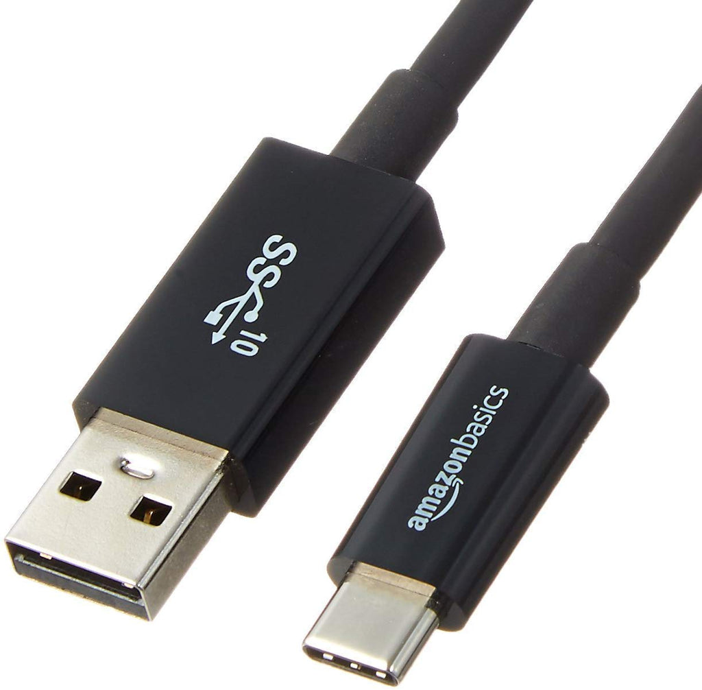 USB-C to USB-A 3.1 Gen 2 Adapter Charger Cable, Fast Charger, 10Gbps High-Speed, USB-IF Certified, Compatible with Iphone 16/15, Ipad, Tablets, Laptops, 3 Foot, Black
