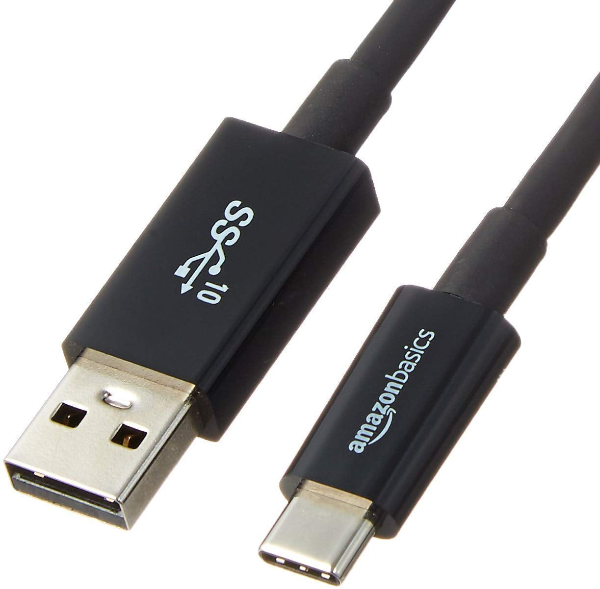 USB-C to USB-A 3.1 Gen 2 Adapter Charger Cable, Fast Charger, 10Gbps High-Speed, USB-IF Certified, Compatible with Iphone 16/15, Ipad, Tablets, Laptops, 3 Foot, Black