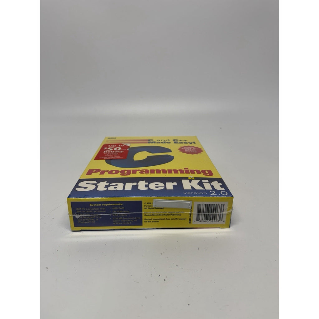 VTG NOS C and C++ Programming Starter Kit Version 3.0 Macmillan Book Cd Box 1998