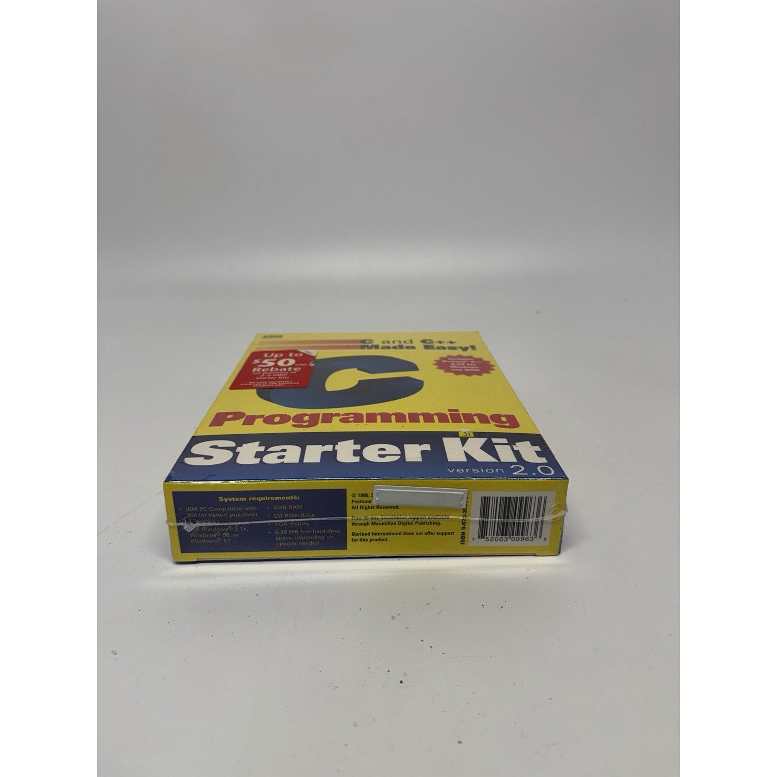 VTG NOS C and C++ Programming Starter Kit Version 3.0 Macmillan Book Cd Box 1998