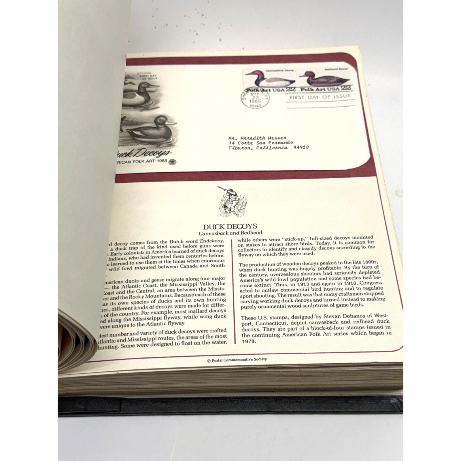 Vintage Postal Commemorative Society First Day Covers FDC
