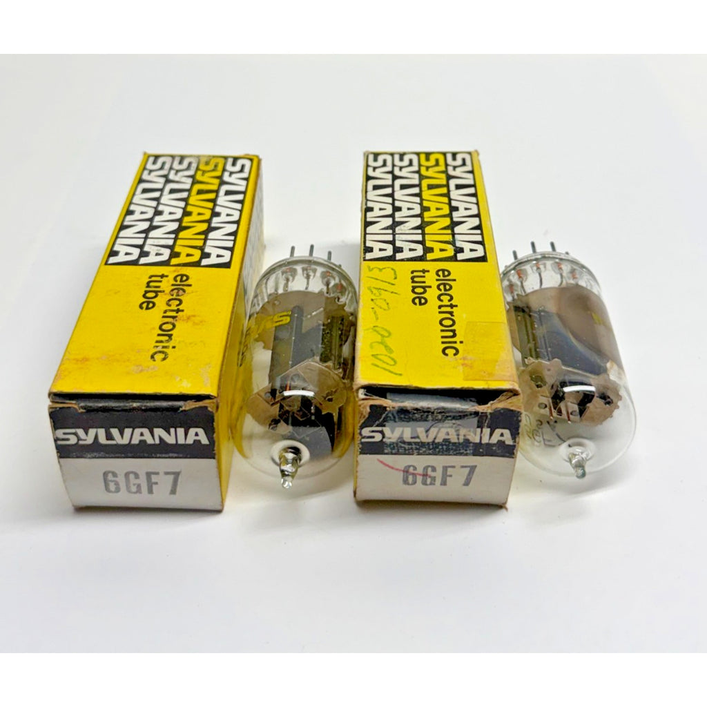 Vintage Lot of 2 NOS Sylvania 6GF7 Vacuum Tube - NIB