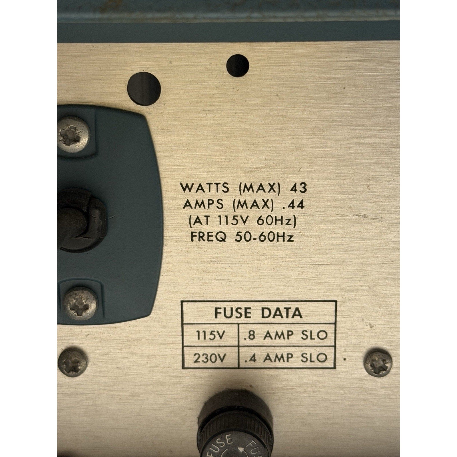 VINTAGE UNTESTED Tektronix 067-0502-01 Calibration Fixture- Power On