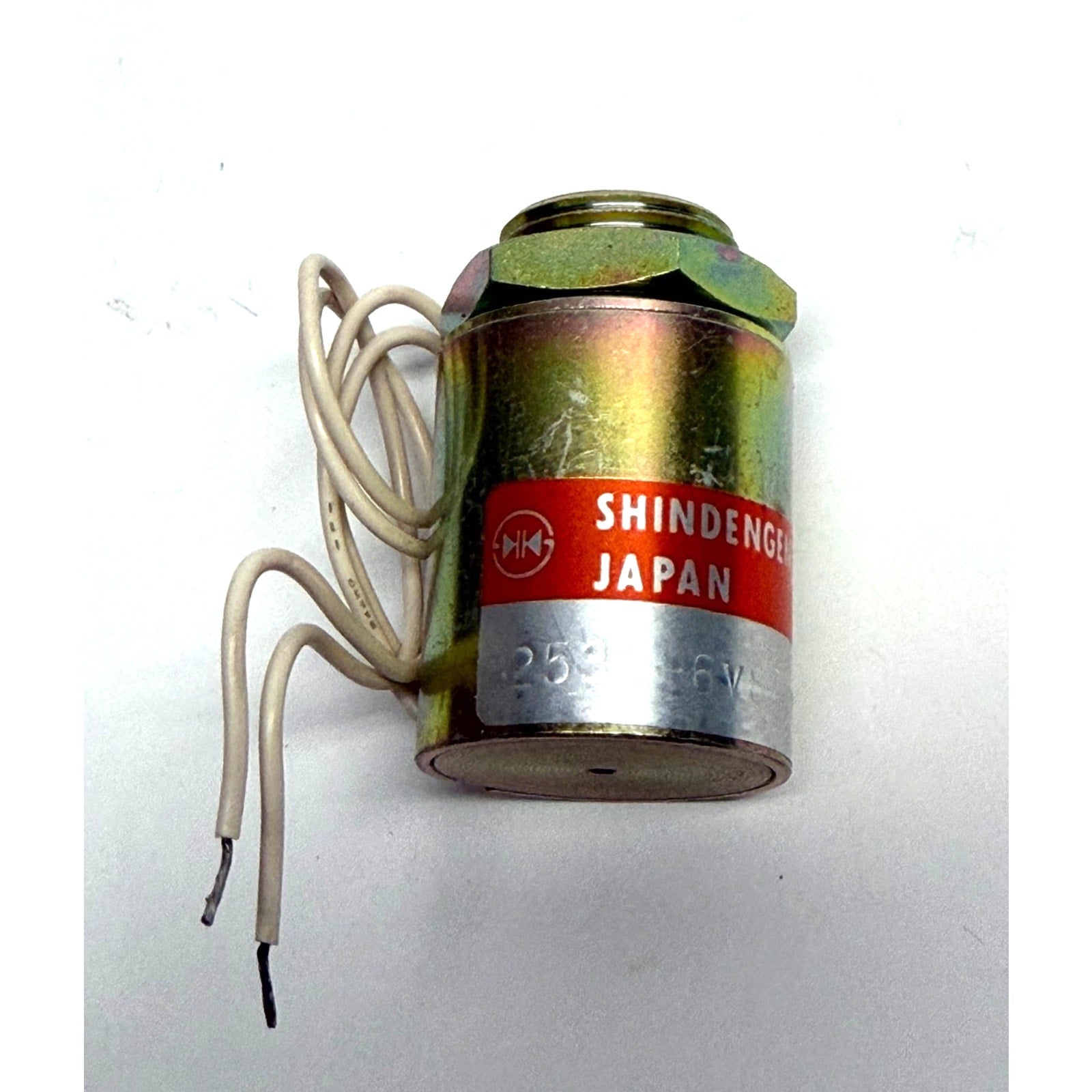 Vintage Shindengen M253L-6V DC Solenoid Japan - 6V Push-Pull Linear Actuator