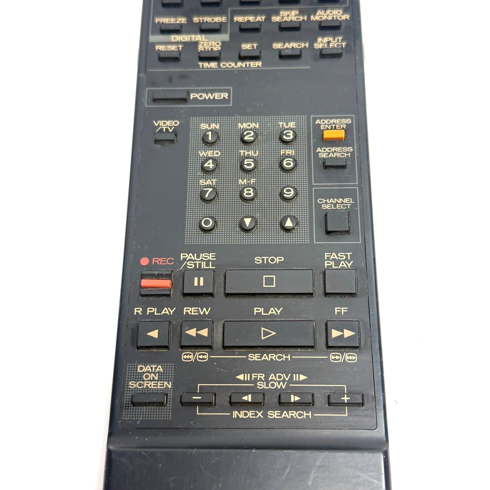 Vintage Genuine Mitsubishi 939P260A1 VCR Remote Control OEM Tested HS-U30 HS-U50