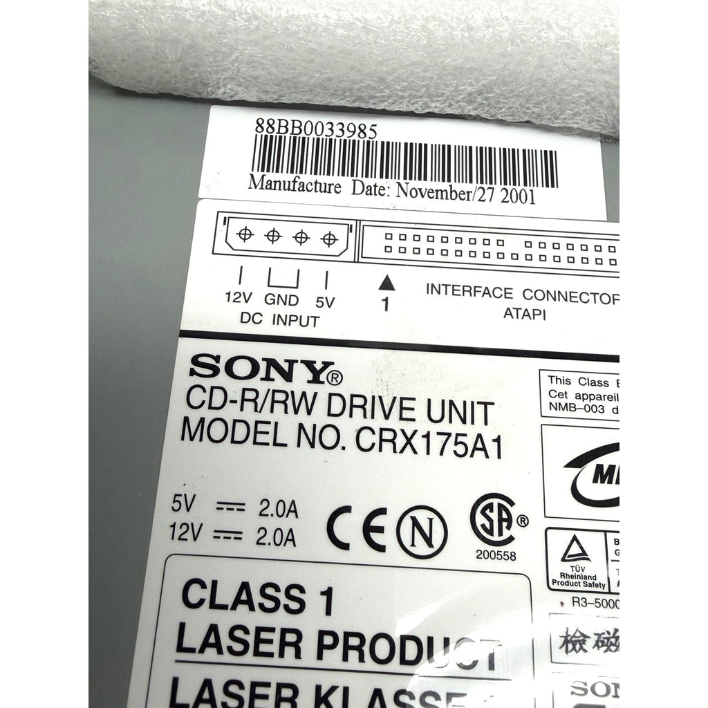 VINTAGE NOS Sony CRX175A1 CD-R/RW Drive Unit