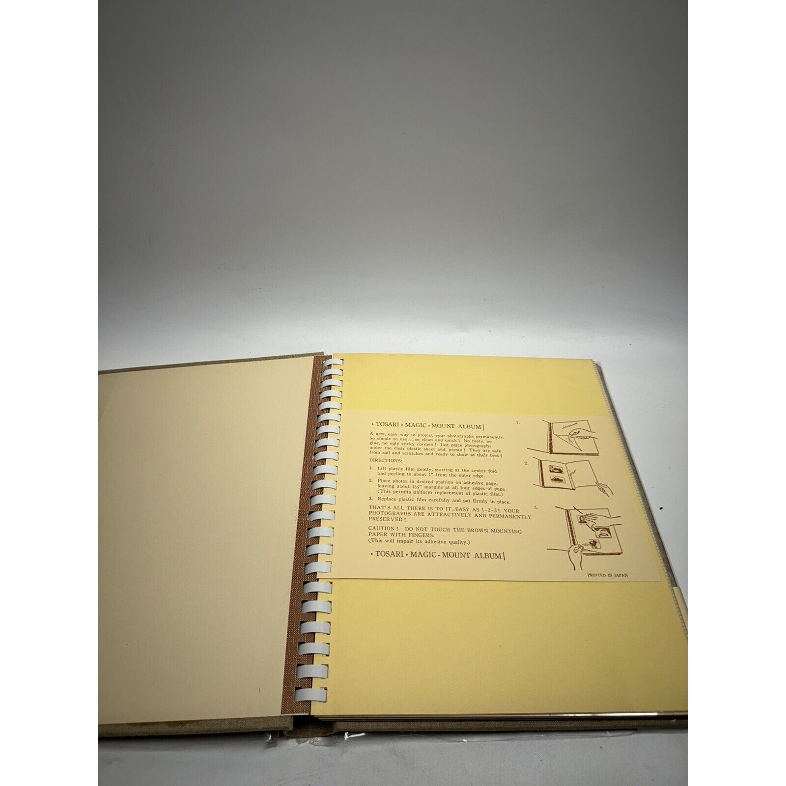 VINTAGE NOS Tosari Magic Mount Photo Albums Made in Japan