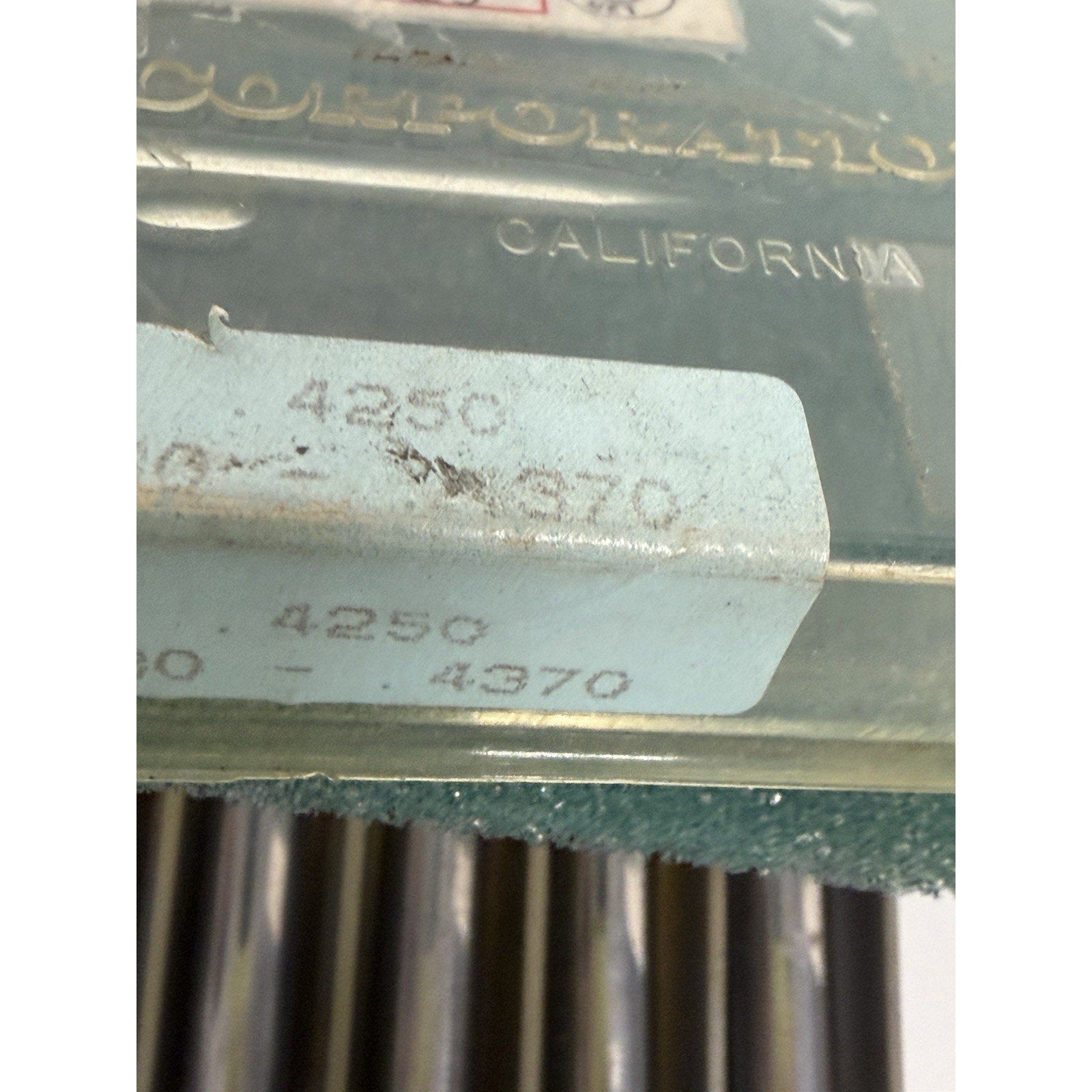 VINTAGE Deltronic .4250” THS25 Pin Gage Set .4130" - .4370" Thou Gauge
