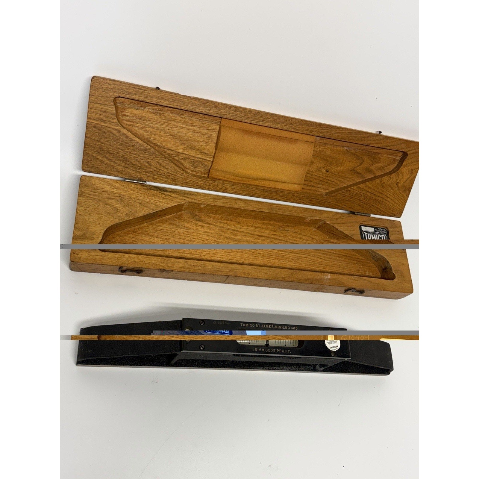 VINTAGE Scherr-Tumico Master Precision Machinist Level (Model No. 1415)