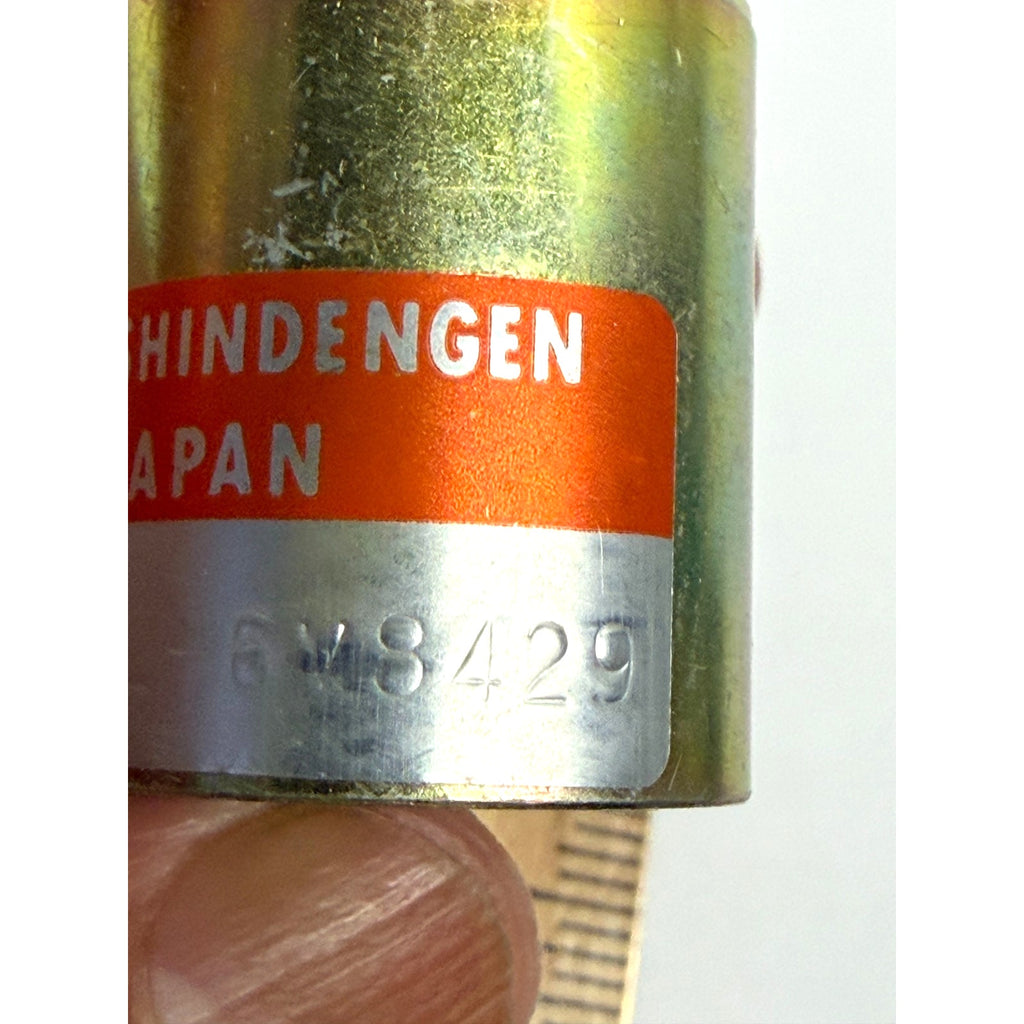 Vintage Shindengen M253L-6V DC Solenoid Japan - 6V Push-Pull Linear Actuator