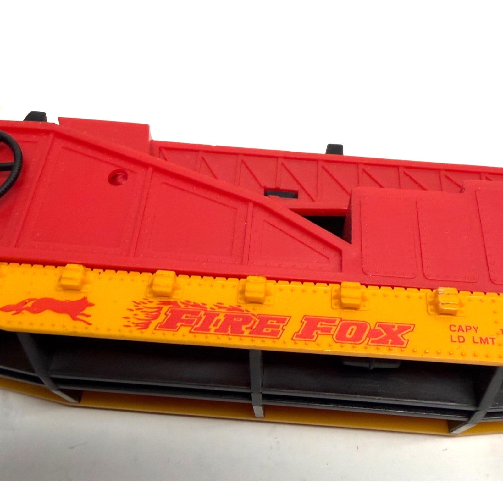 VINTAGE AHM HO FIREFOX FIRE FIGHTING 50' Plane Launcher Flat Car