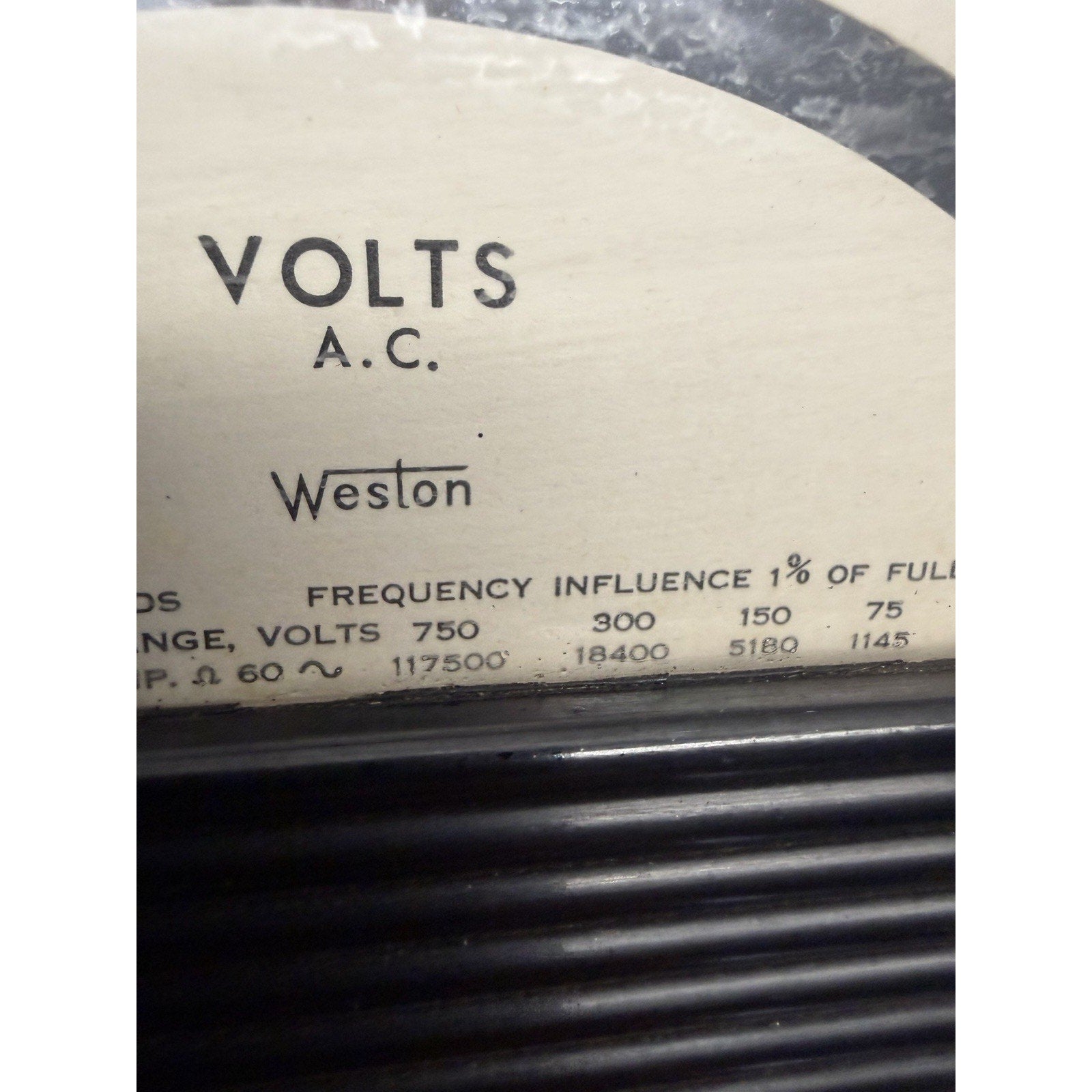 Vintage Weston Volt Meter D.C. Model 901
