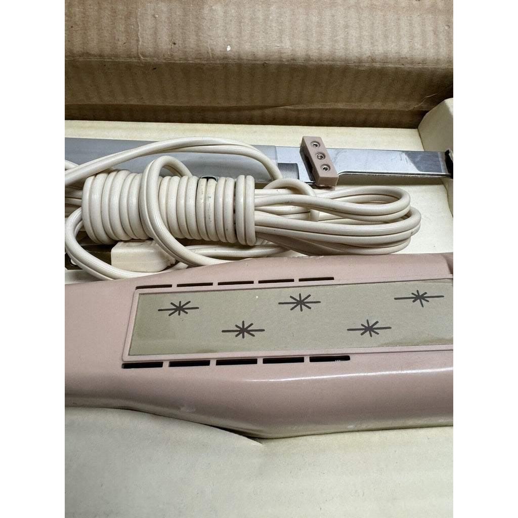 Vintage NOS Electric Slicing Carving Knife Dry-Harbor Chef Mate 7001
