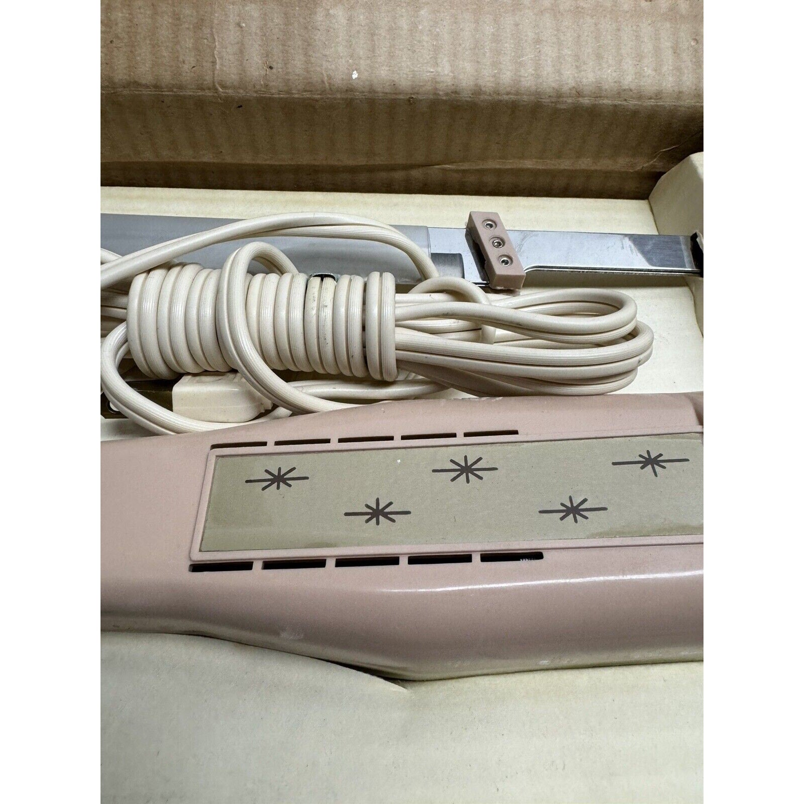 Vintage NOS Electric Slicing Carving Knife Dry-Harbor Chef Mate 7001