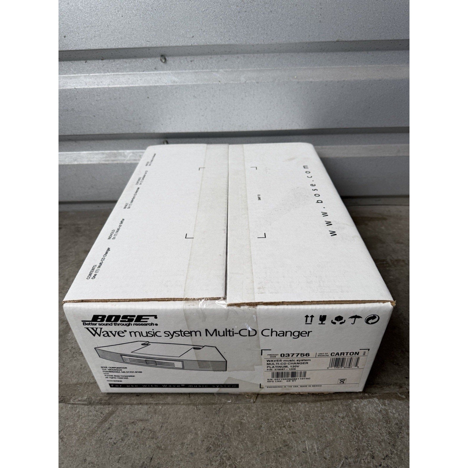 VINTAGE NOS Bose Wave Music System Multi-CD Changer Accessory Platinum White #1