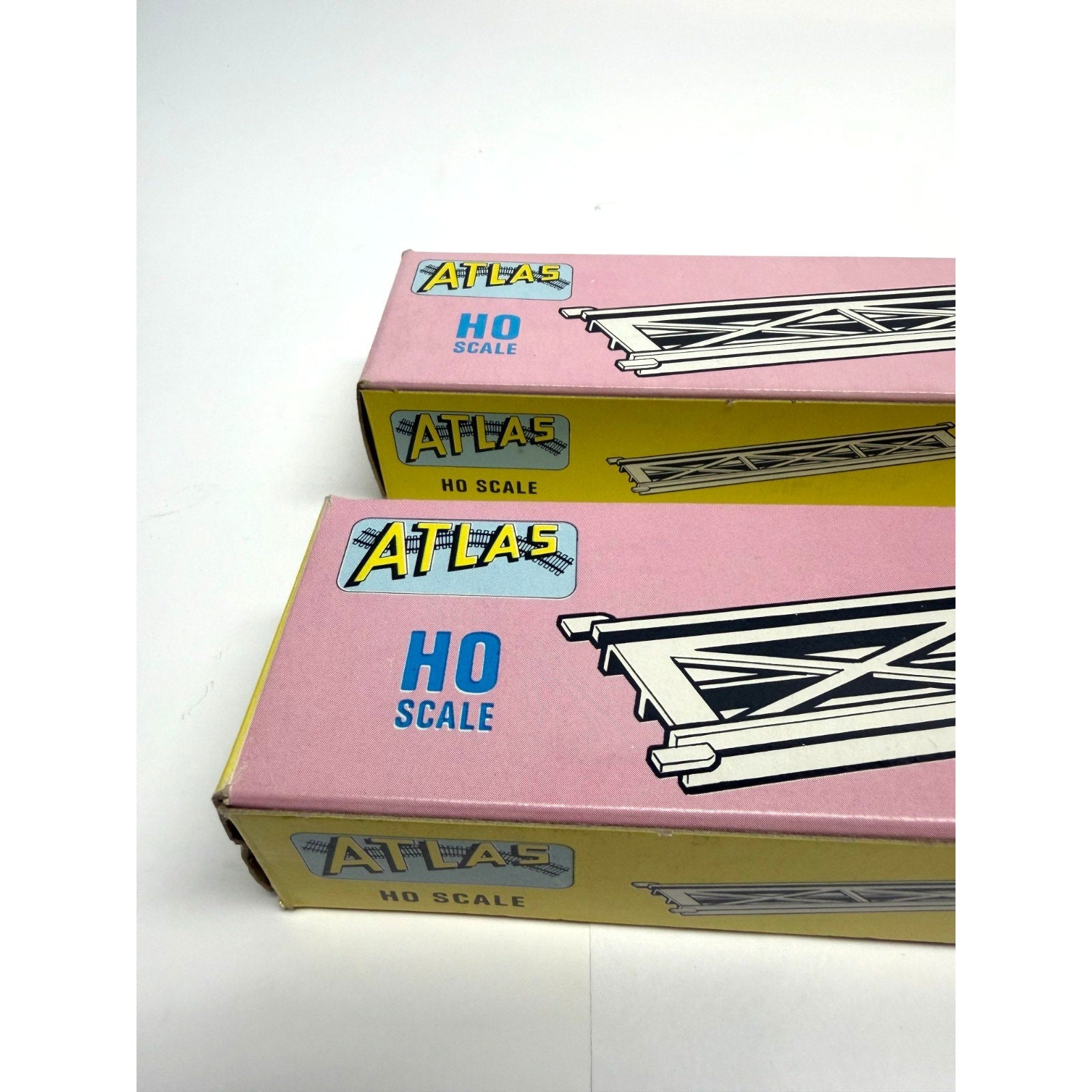 NEW 2 Sets Of Atlas Pier Girder #82-100 HO Scale 4 Sections Each Set Vintage NOS