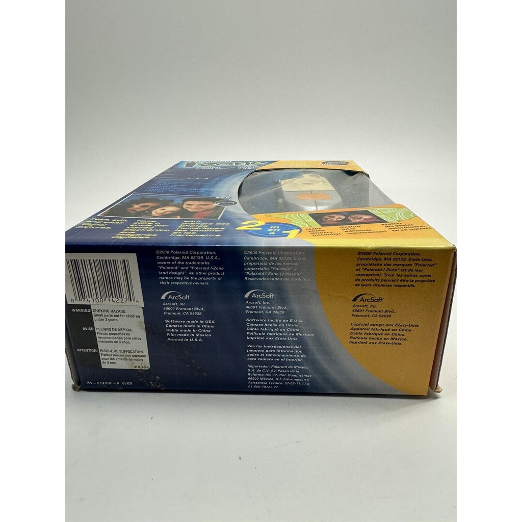 VINTAGE NOS 2000 Polaroid i-Zone Digital & Instant Combo Camera
