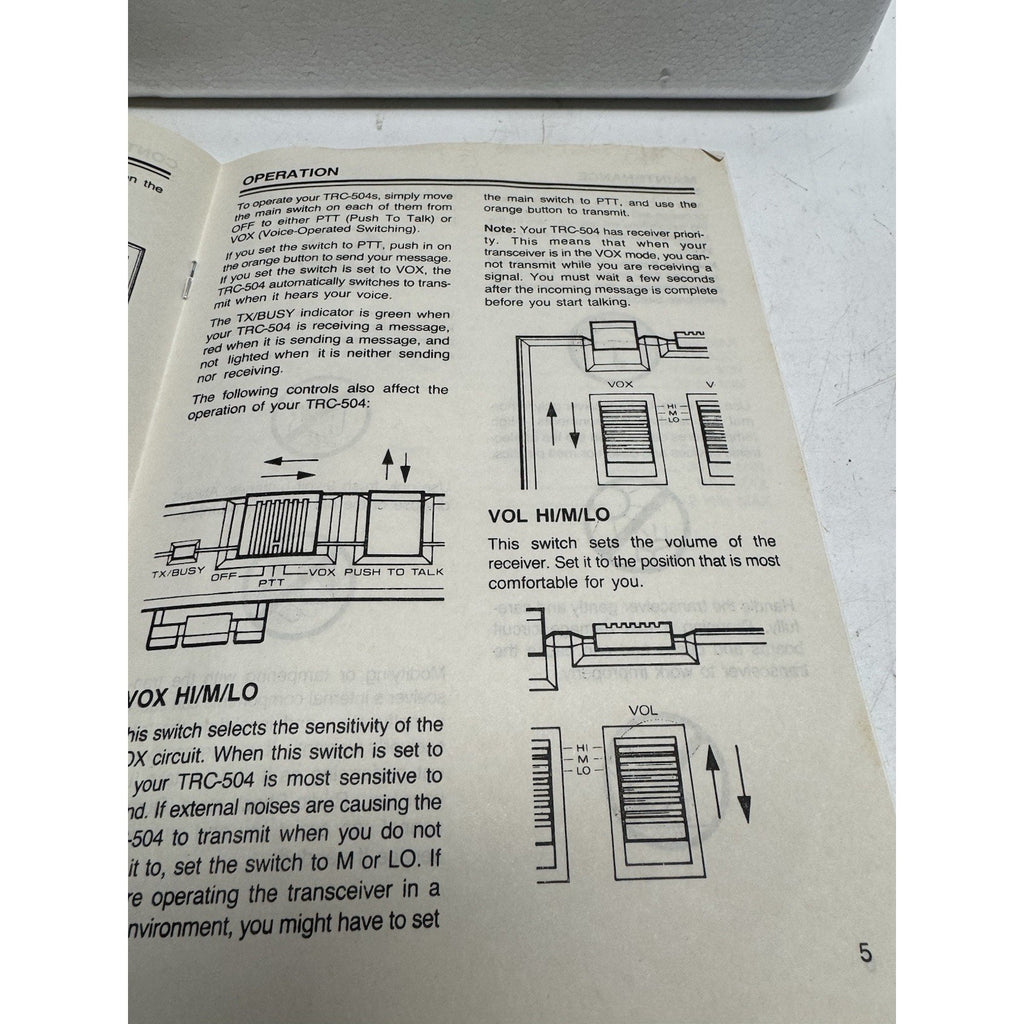 VINTAGE Realistic 21-404 Voice-Operated Two-Way Audionic Communication System