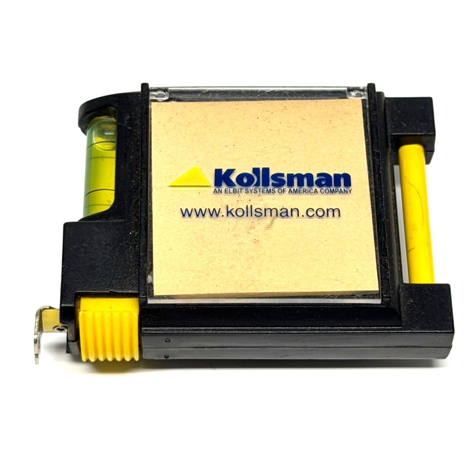 Vintage Kollsman Elbit Systems Multi-Function Tape Measure Level Notepad Pen