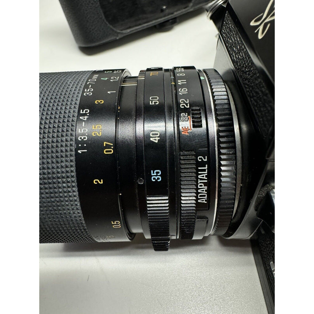 Vintage Sears T.L.S. 35mm Camera with Tamron Lens. Not Tested. AS IS