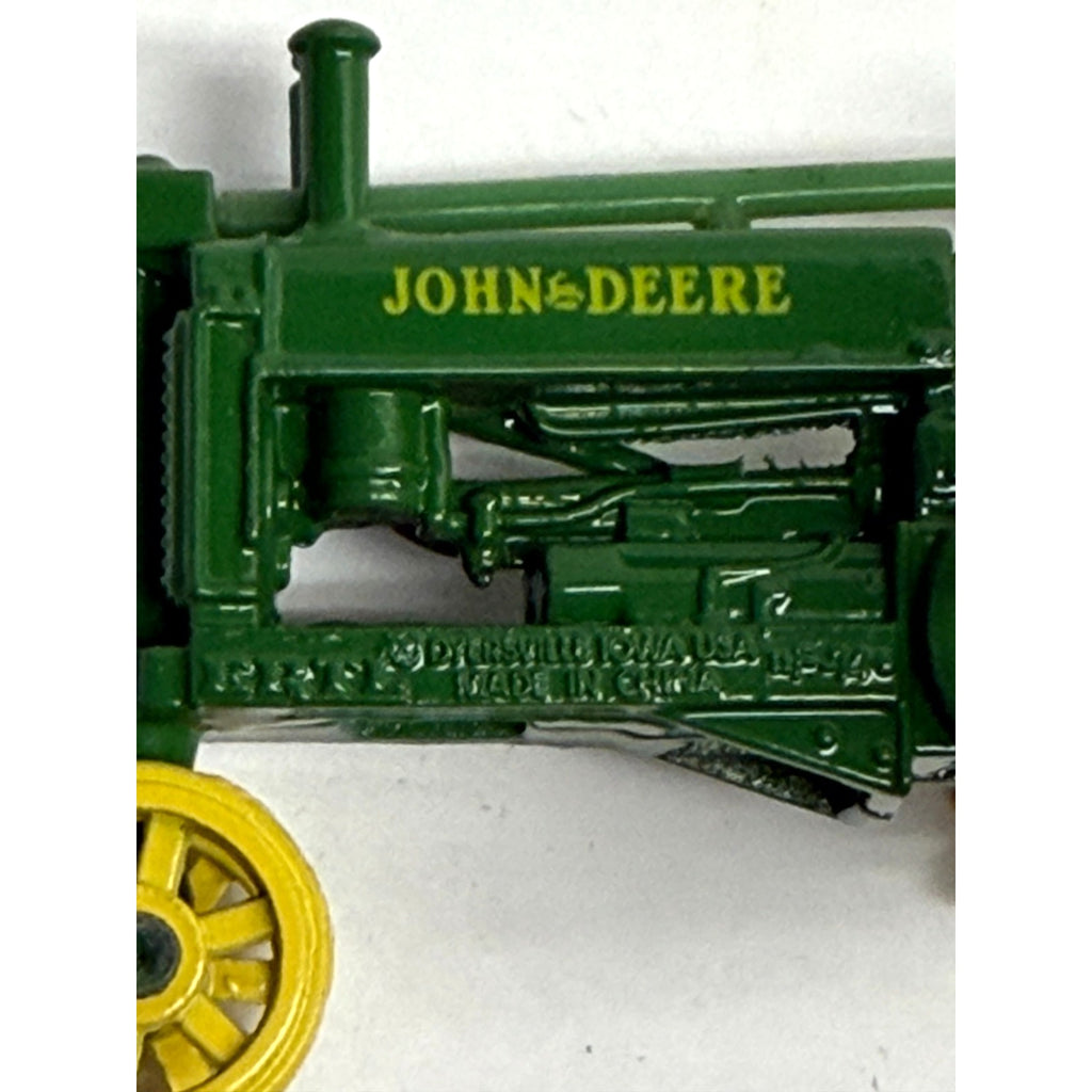 Vintage Ertl John Deere Diecast Mini F-14 Tractor Measures 3”