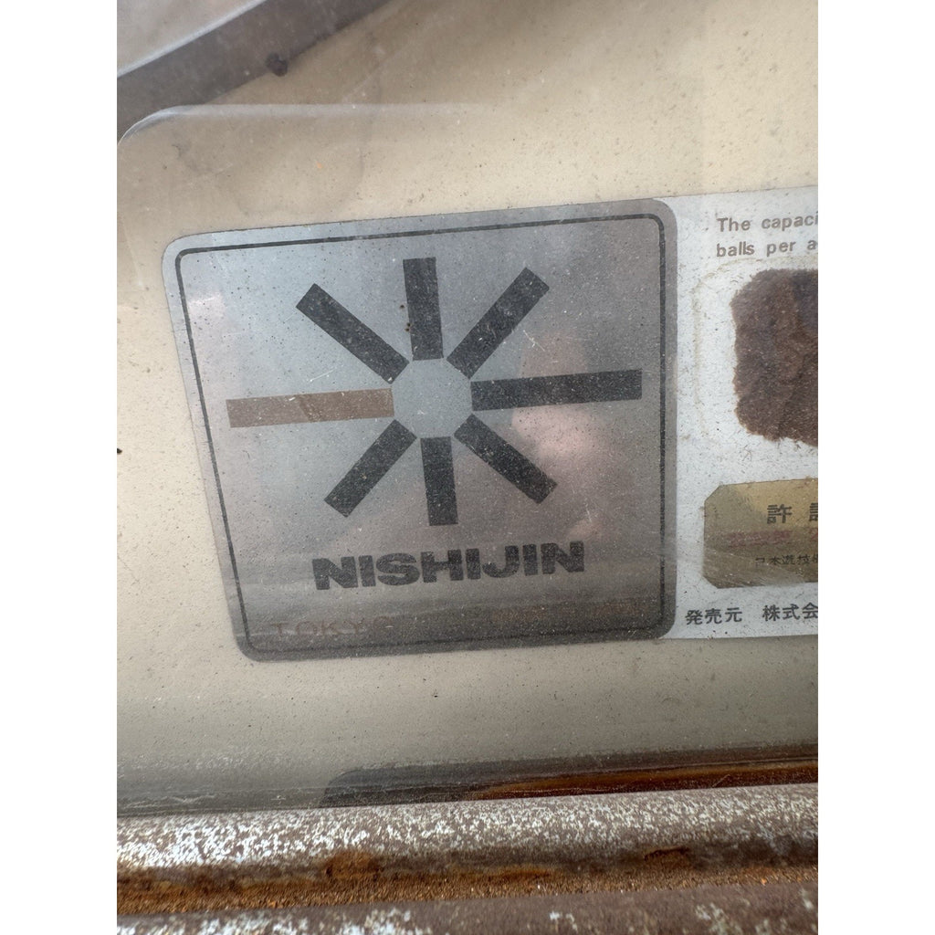 Vintage Nishijin Pachinko Machine Ball Plinko Arcade Untested Japanese W/ Balls