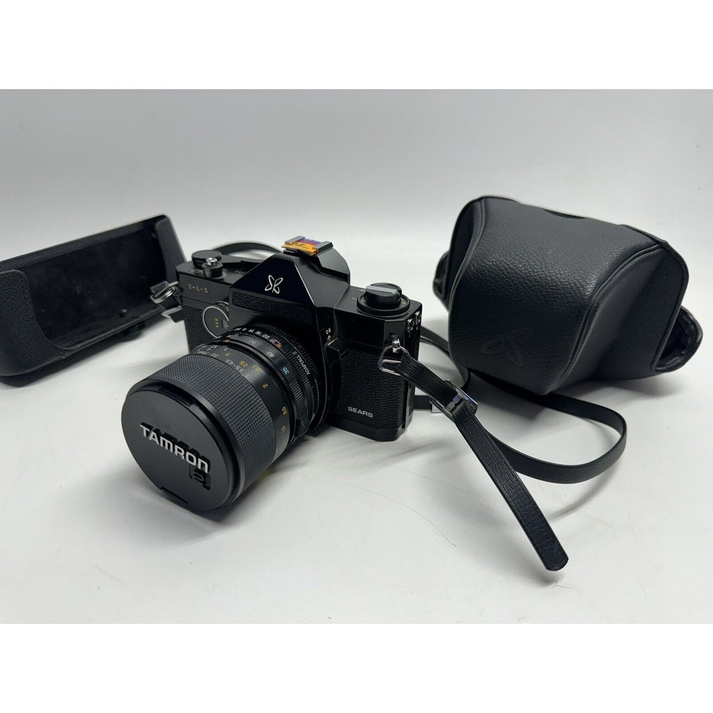 Vintage Sears T.L.S. 35mm Camera with Tamron Lens. Not Tested. AS IS
