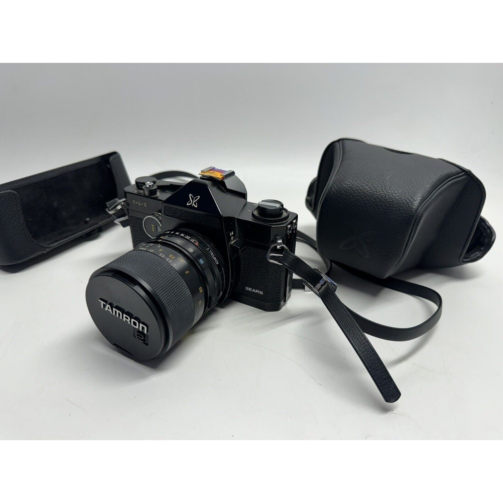 Vintage Sears T.L.S. 35mm Camera with Tamron Lens. Not Tested. AS IS