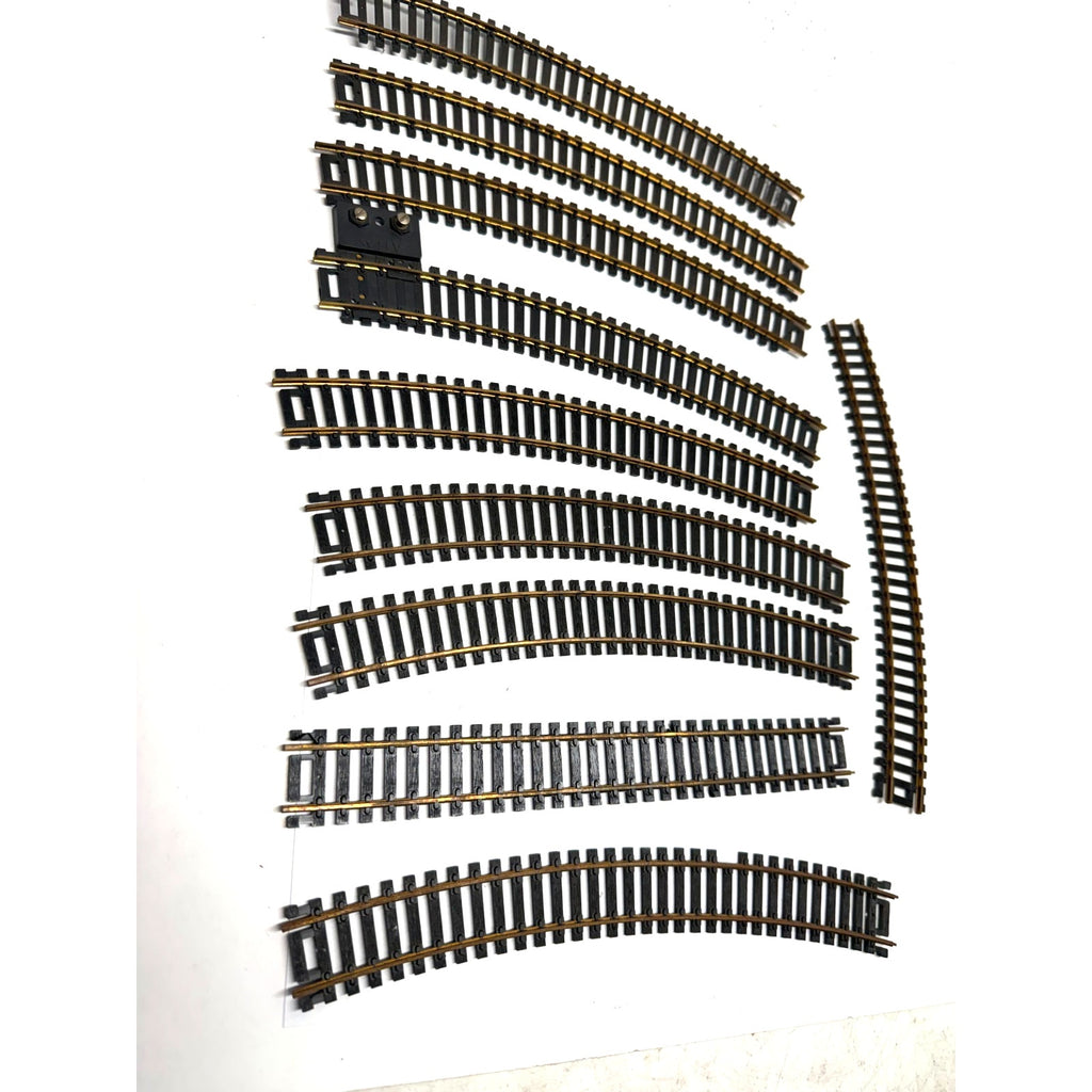 Vintage HO Scale Curved Track Lot 10