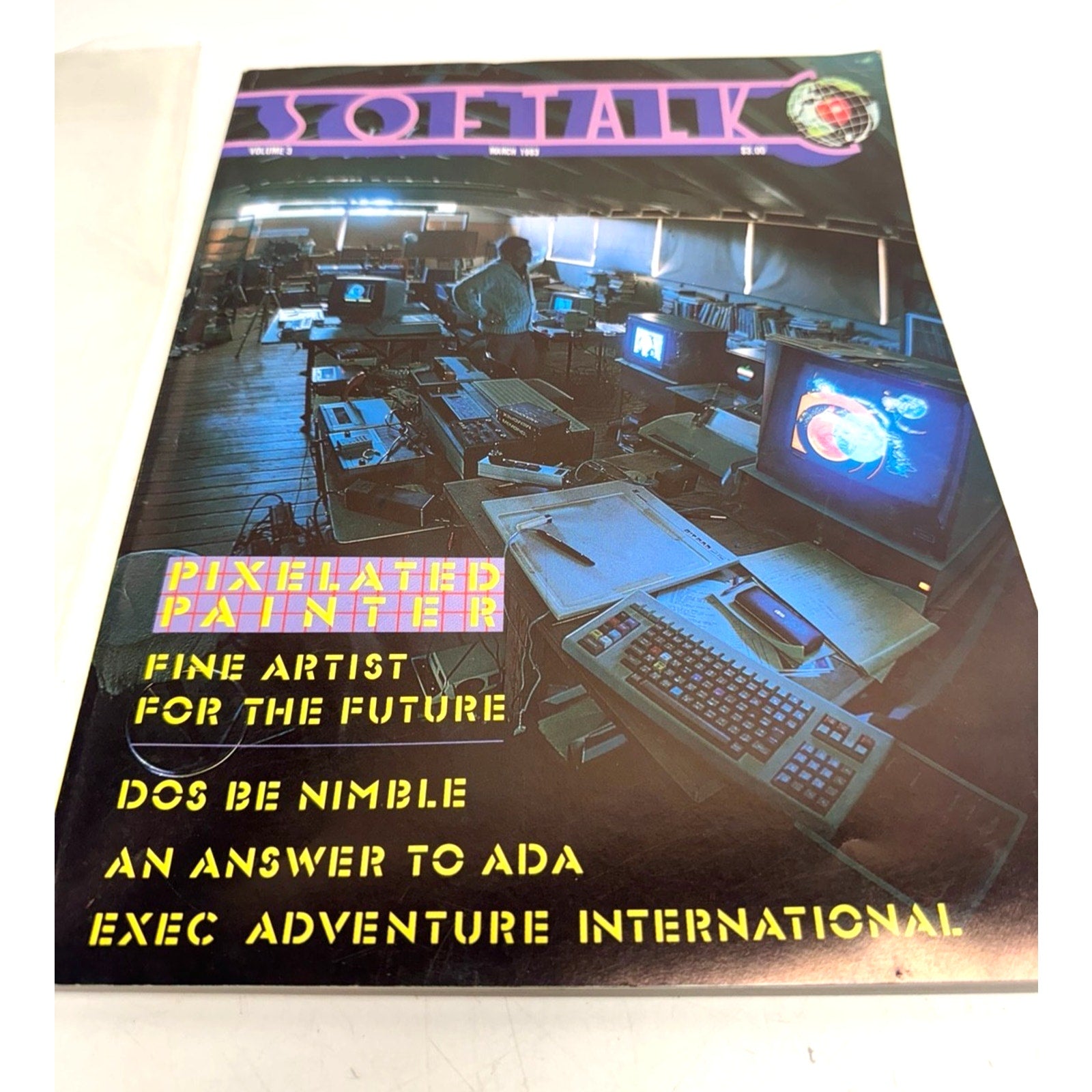 Vintage Softalk Magazine, March 1983, for Apple II II+ IIe IIc IIgs