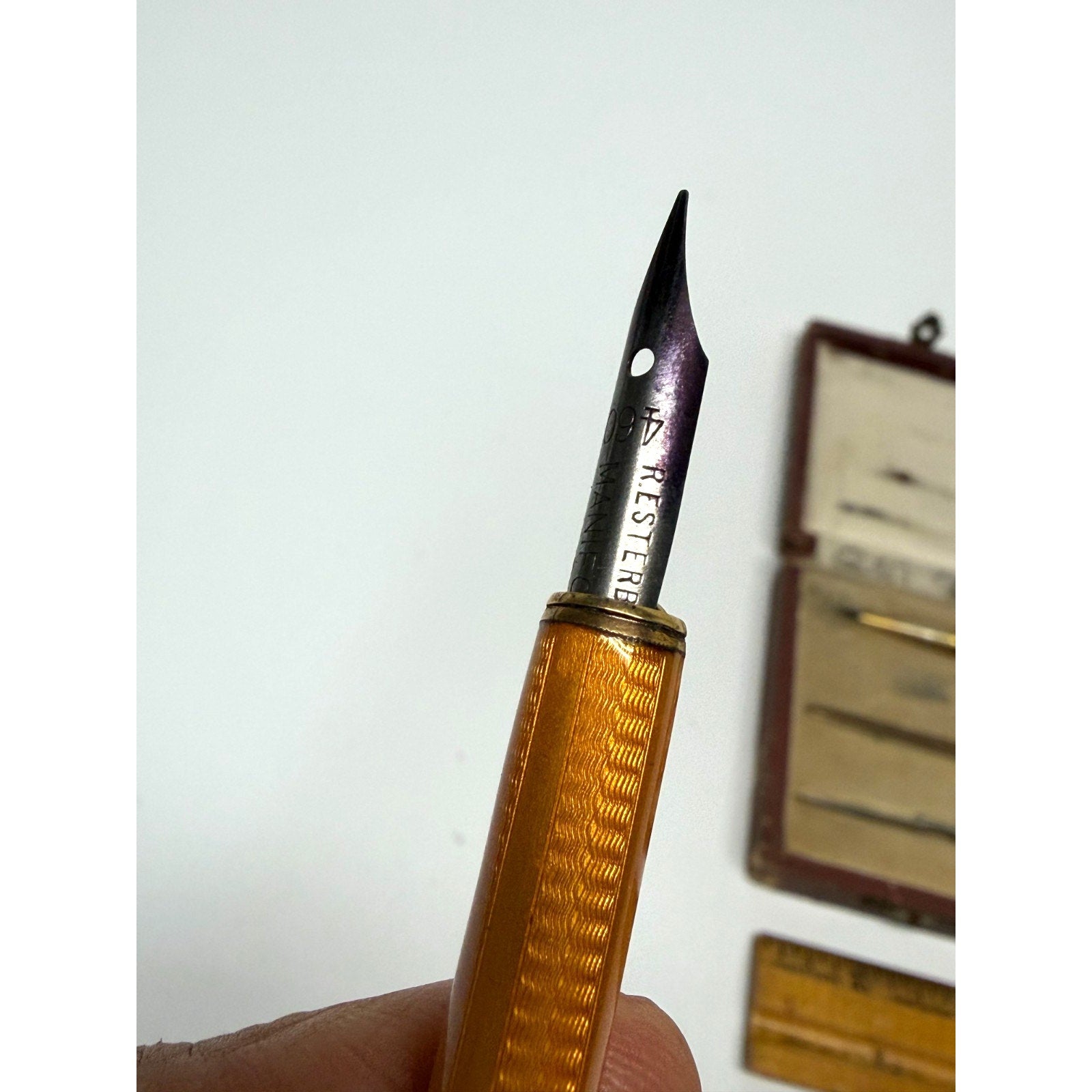 Vintage Antique Art Deco Writing Desk Set Boxed Pen Pencil Letter Opener