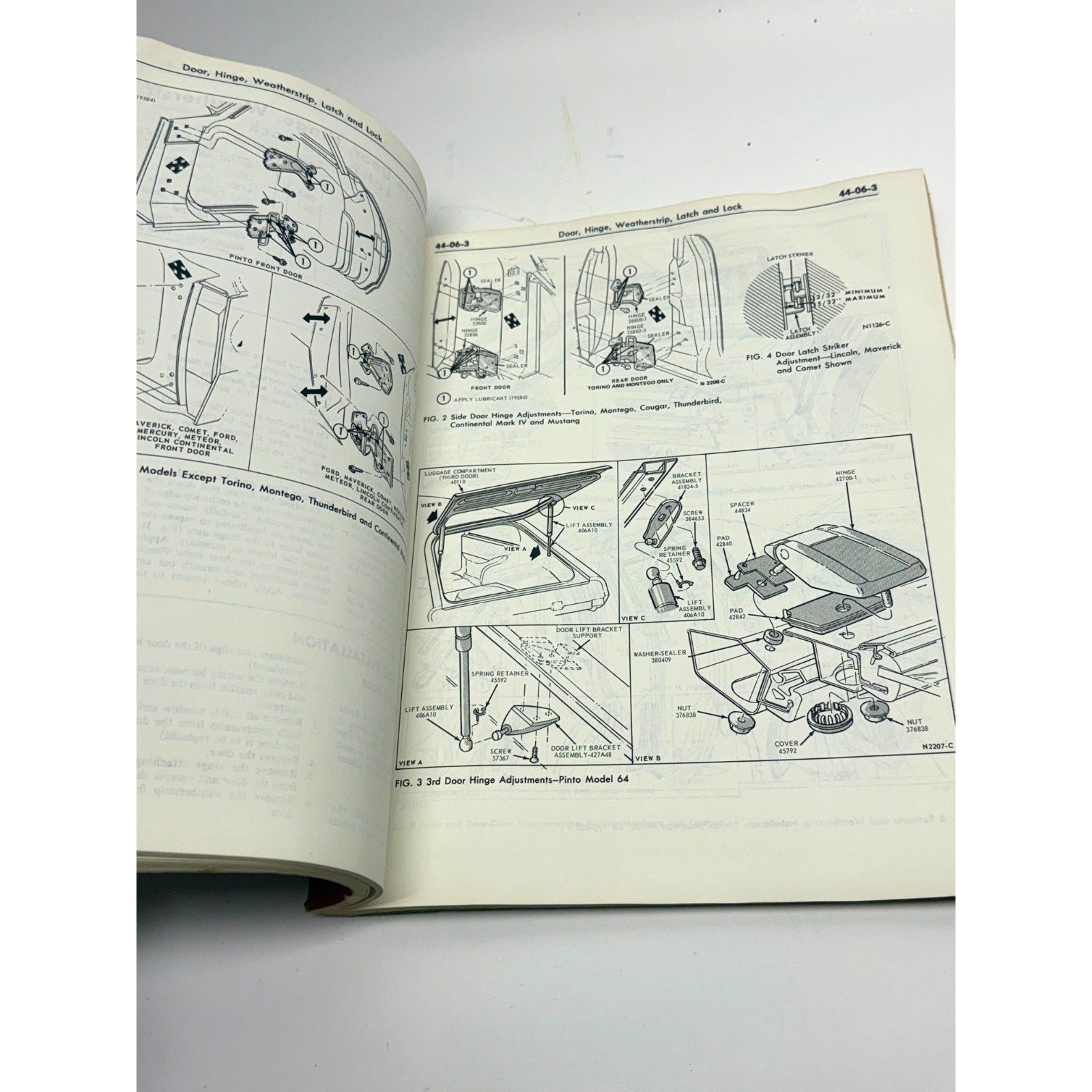 VINTAGE 1974 Ford Car Shop Manual Vol 4 Body