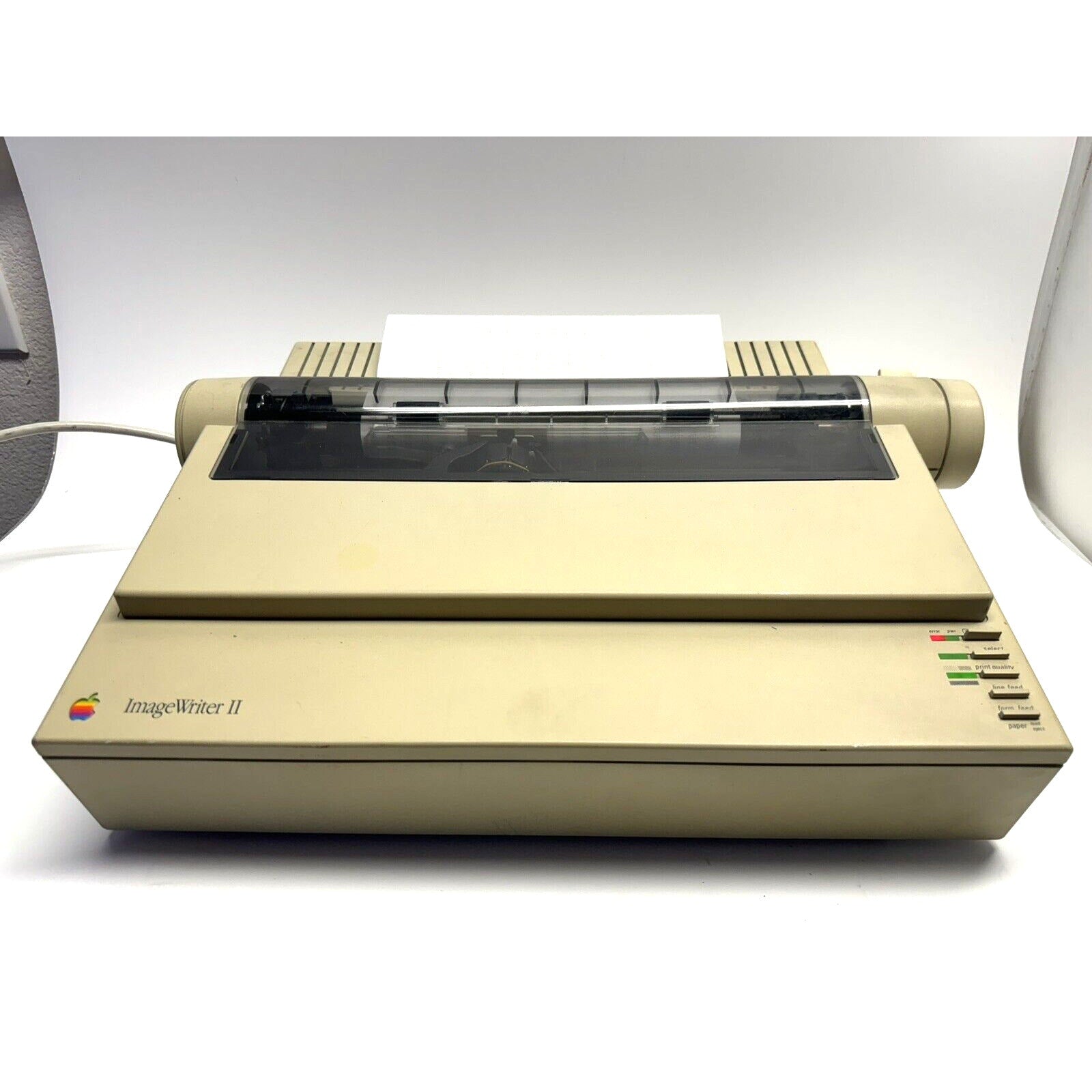 Vintage Apple Imagewriter II Printer G0010 Made In Japan Power On UNTSTED