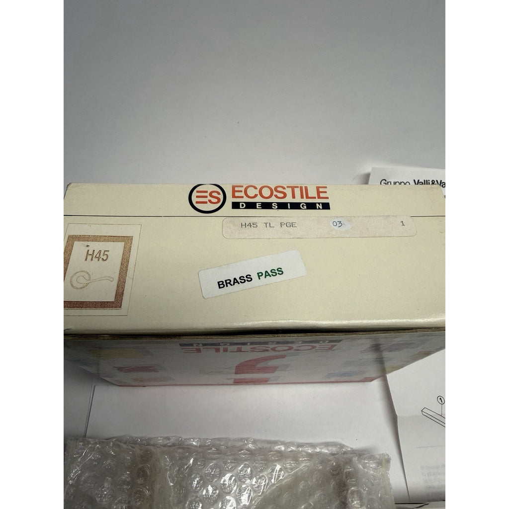 VINTAGE NOS Ecostile H45-PGE Designer Interior Door Levers Made in USA