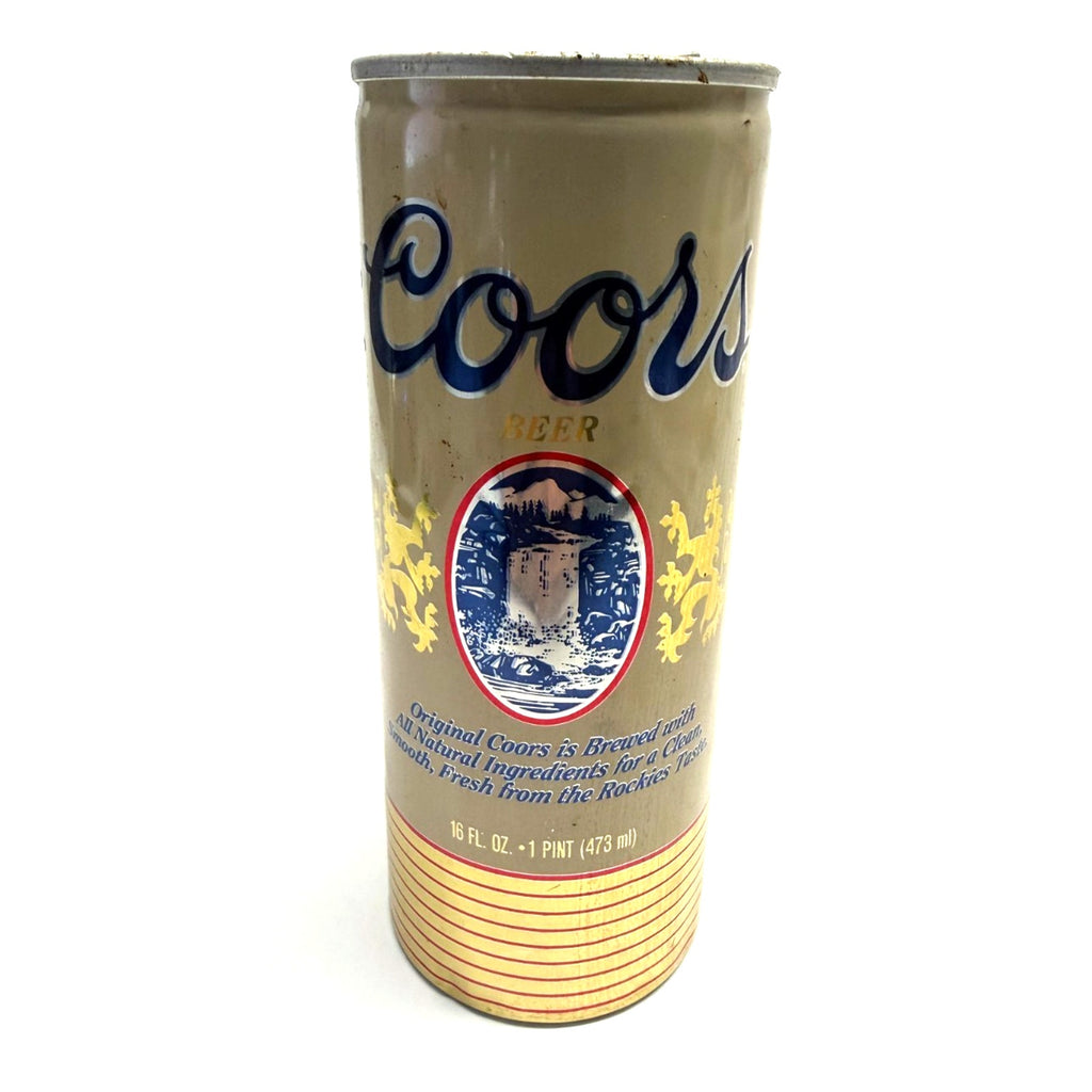 Vtg 1970s 1980s Coors Original Beer Can 16oz (1 Pint) Aluminum Pull Tab Empty