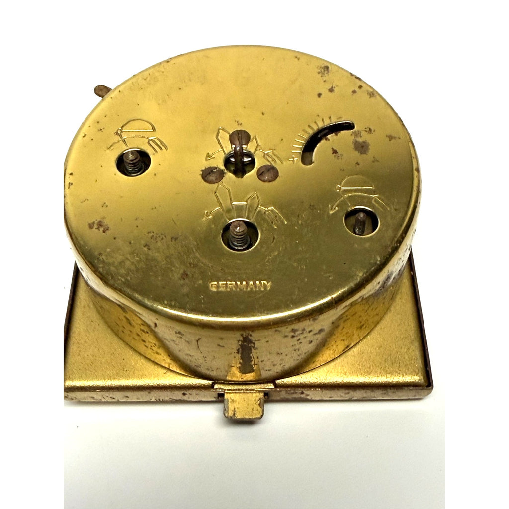 Vintage Aristocrat Artco Luminous Travel Alarm Clock West Germany - Untested
