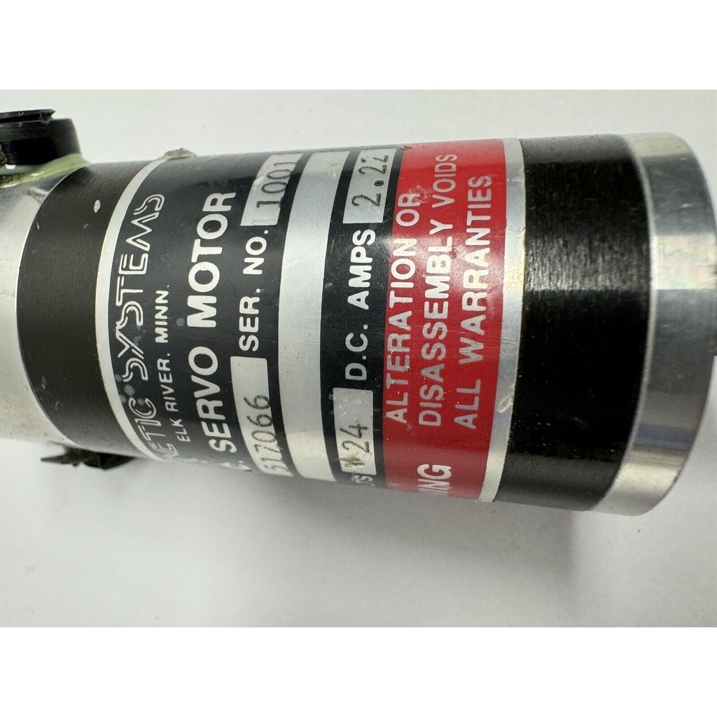 VINTAGE DYNETIC SYSTEMS 517066 DC SERVO MOTOR UNTESTED