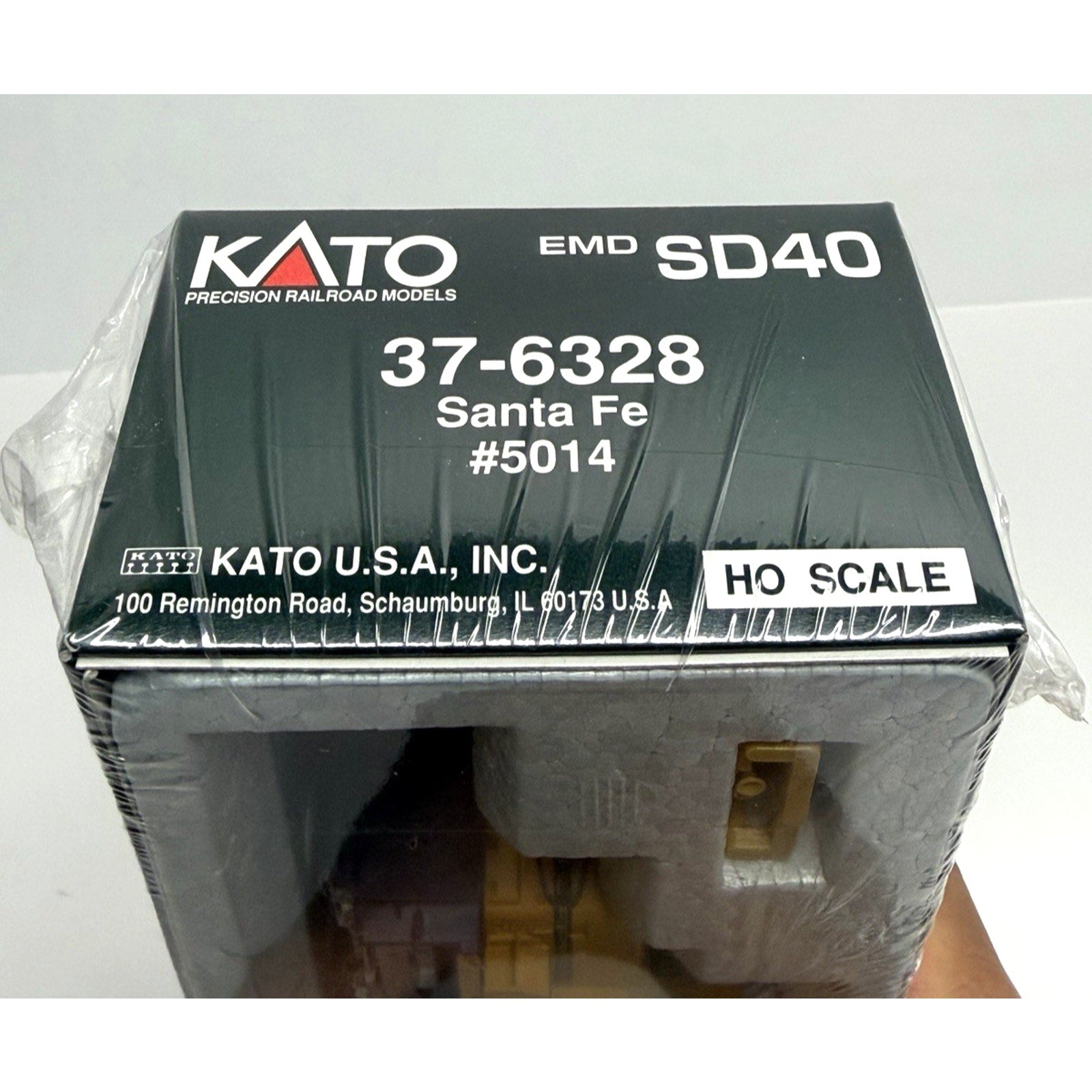 VTG Factory Seal Kato 37-6328 HO Scale Santa Fe EMD SD40 Diesel Locomotive #5014