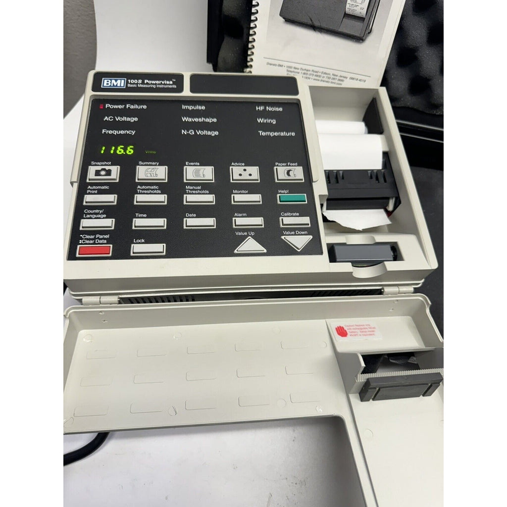 VINTAGE BMI DRANETZ 100G POWERVISA POWER QUALITY ANALYZER