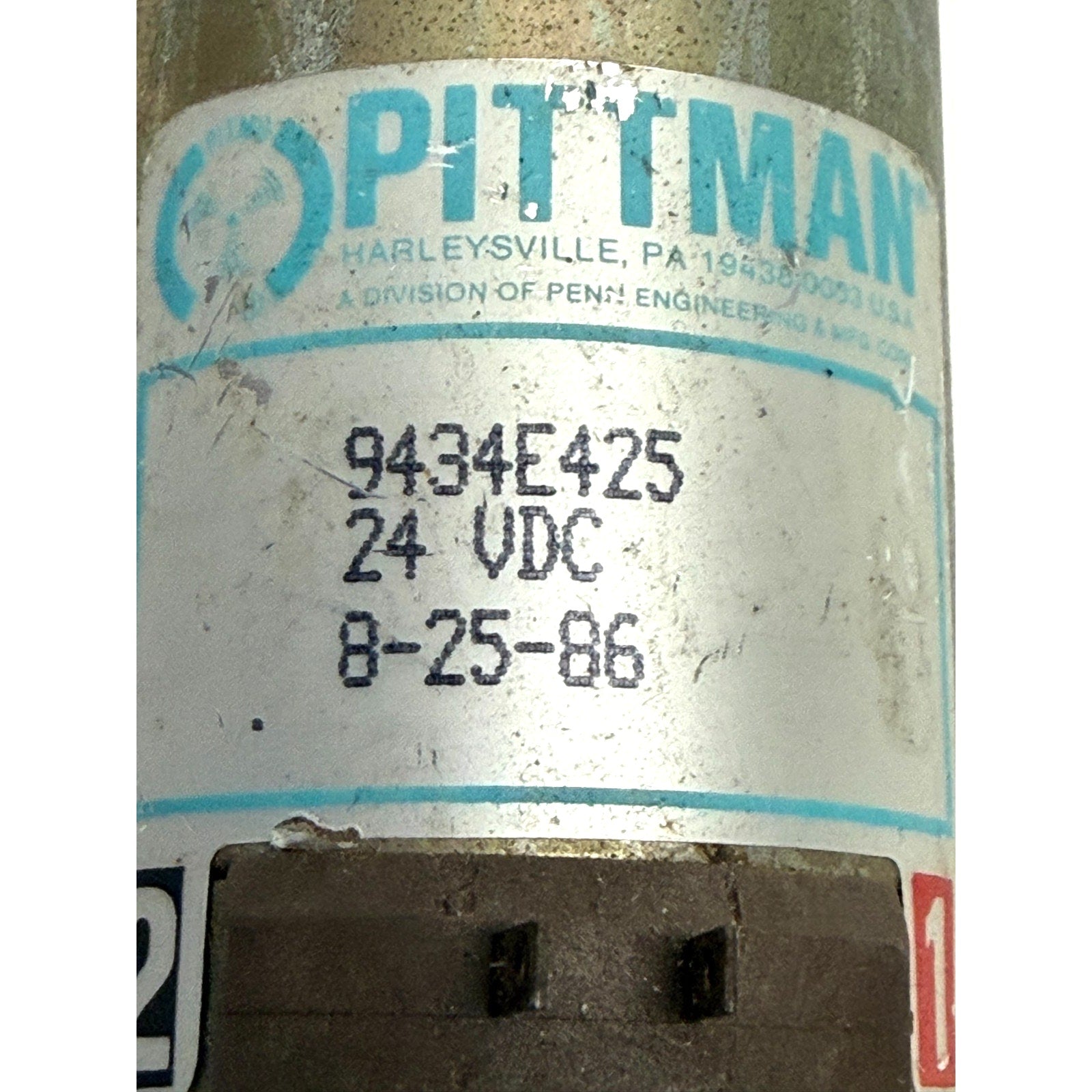 Vintage Pittman 9434E425, DC Brush Motor 24 V