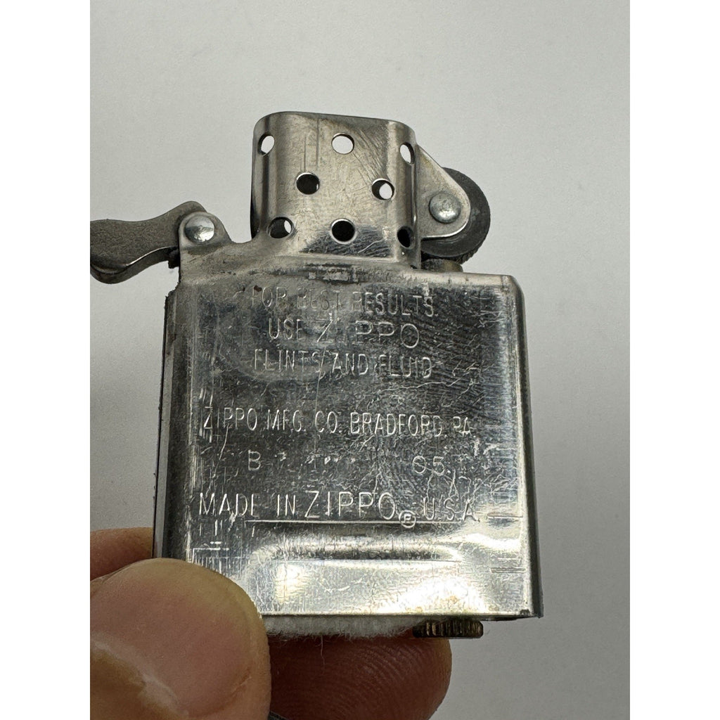 VINTAGE 2004 Zippo Engraved Whisky Jack Daniels Old No. 5 - Turquoise Stone USA