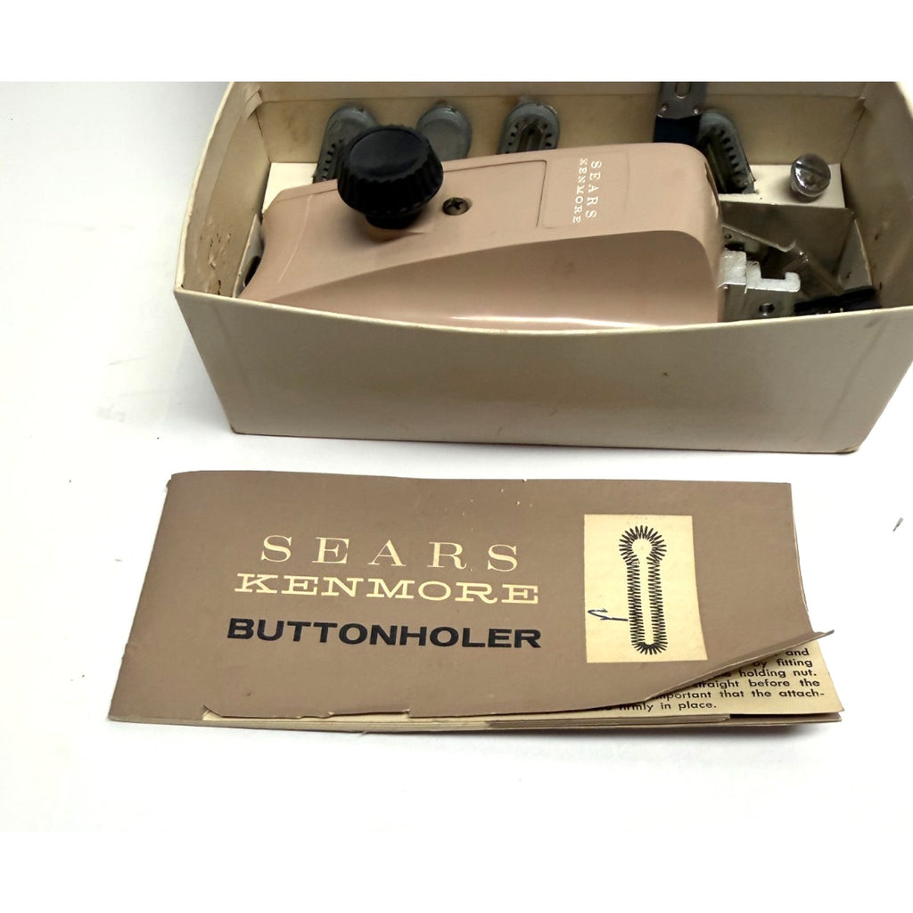Vintage Sears Kenmore Buttonhole Attachment Tool Buttonholer Greist