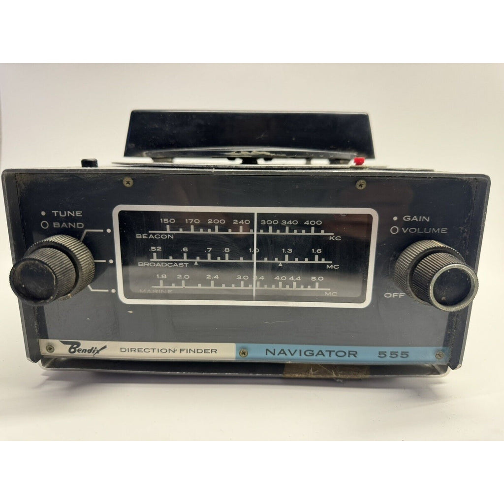 VINTAGE 1970 BENDIX NAVIGATOR 555 Radio Navigator Direction Finder 555 UNTESTED