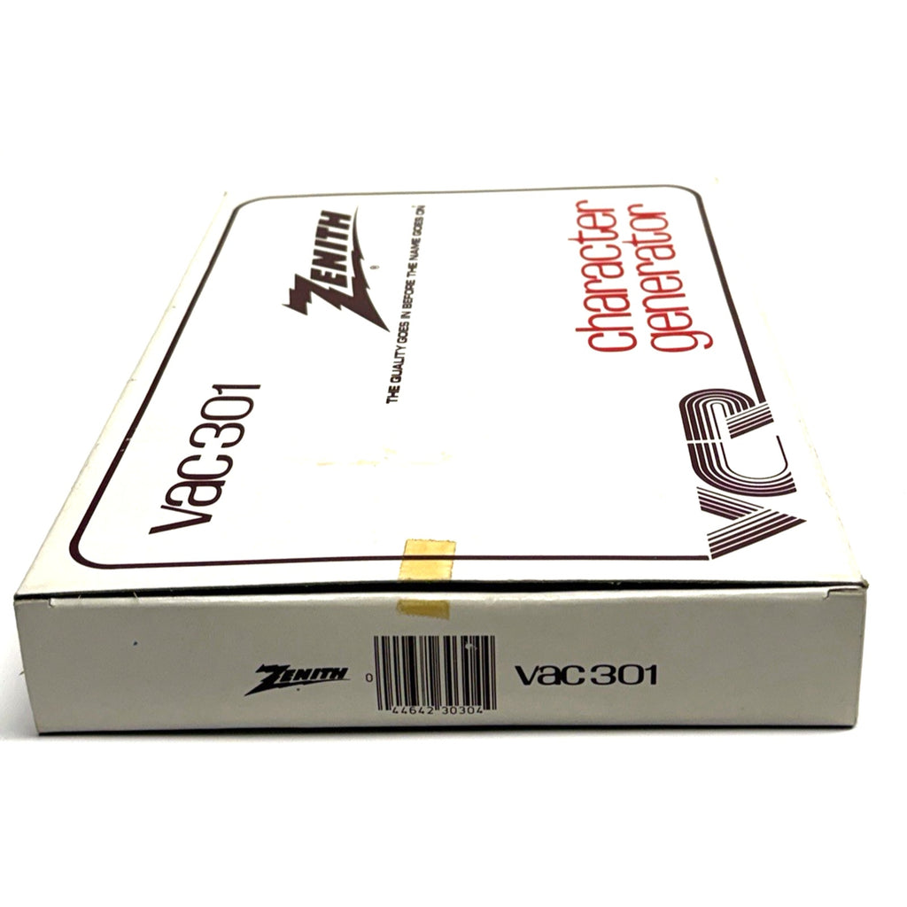 VINTAGE NOS ZENITH - VAC 301 CHARACTER GENERATOR For Video Editing