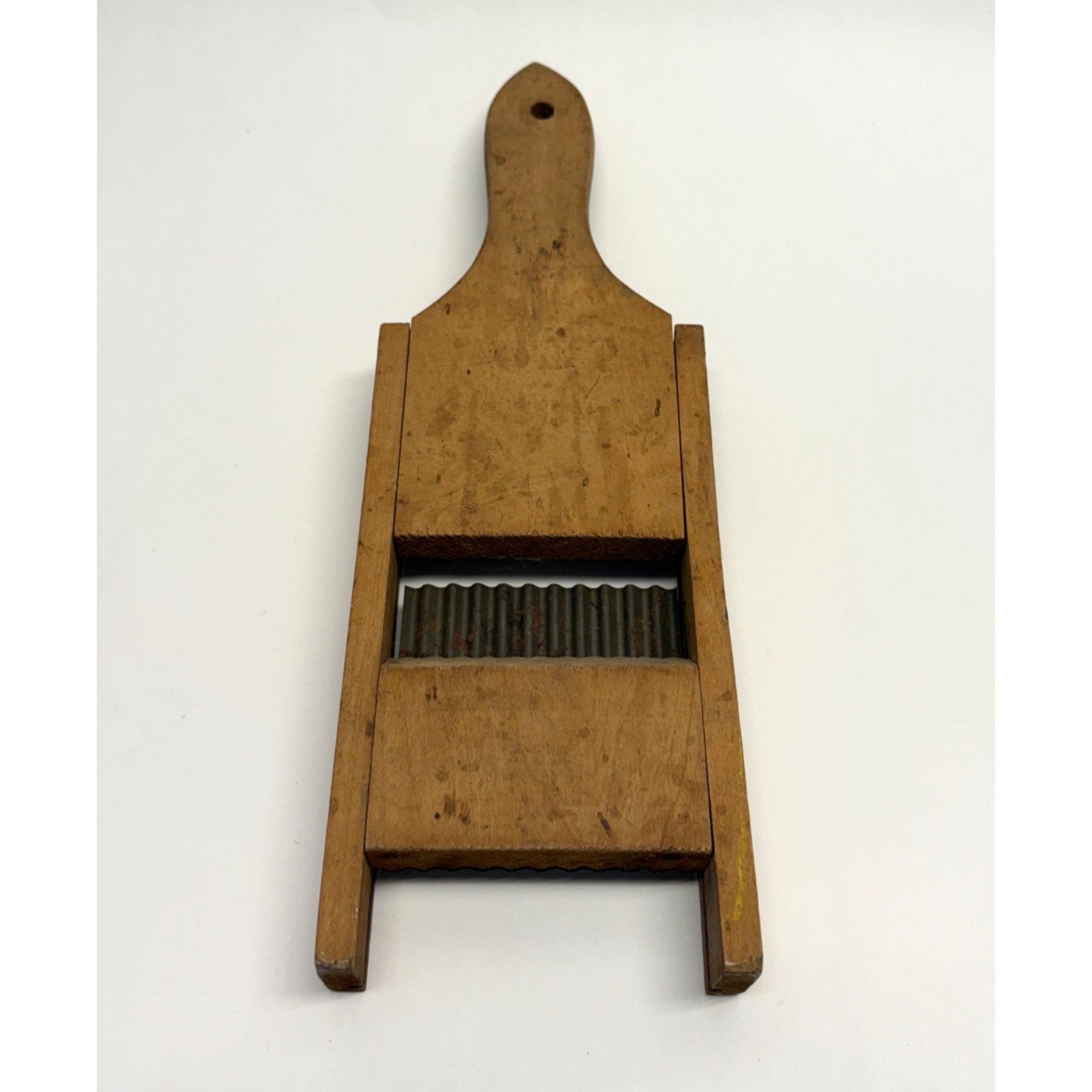 VINTAGE T&D Wooden Mandolin Vegetable Cheese Food Slicer Grater Shredder Board